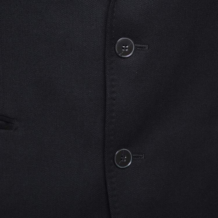 مملوكة مسبقًا Dolce & Gabbana  Black Wool Tailored Sports Jacket XL