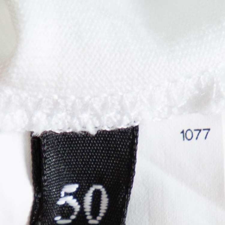 Pre Owned Dolce & Gabbana White Cotton Panda King Printed Crewneck T-Shirt L