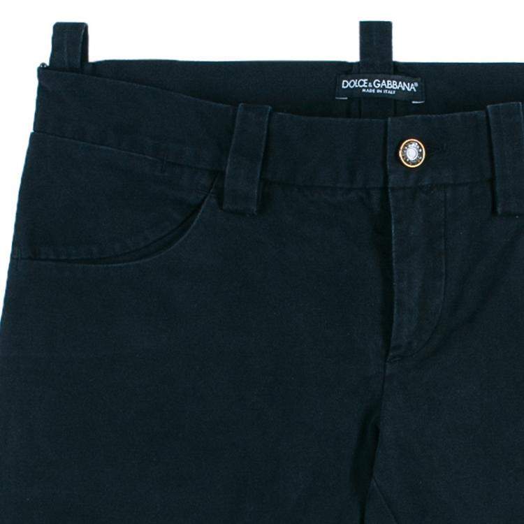 Pre Owned Dolce & Gabbana Men's Black Denim Pants S