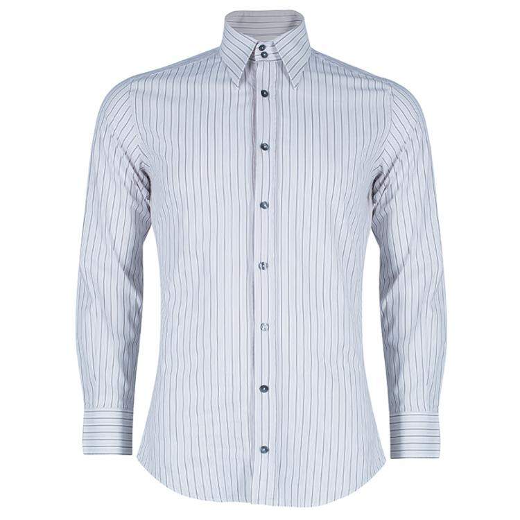 Dolce & Gabbana Men's Striped Button Down Shirt S Dolce & Gabbana | TLC