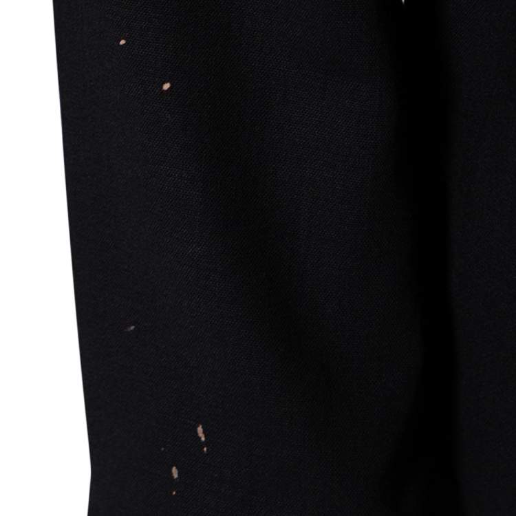 Pre Owned Dolce & Gabbana Black Wool Button Front Lightweight Blazer XXL