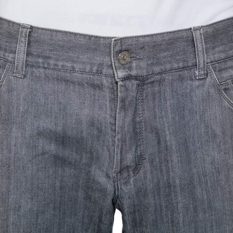 Pre Owned Dolce & Gabbana  Grey Denim Classic 14 Jeans XXL 