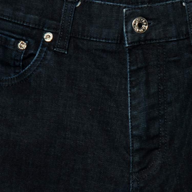 Pre Owned Dolce & Gabbana Dark Blue Denim Stretch Fit Comfort Jeans M 