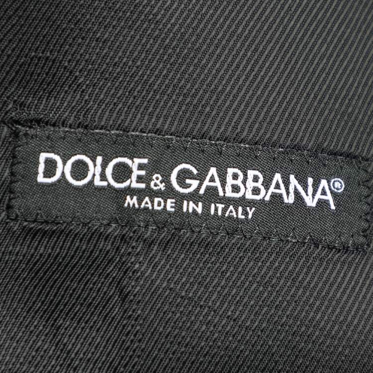 مملوكة مسبقًا Dolce & Gabbana Black Wool Sleeveless Vest M
