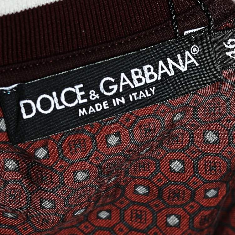 Pre Owned Dolce & Gabbana Multicolor Capri Printed Cotton Crewneck T-Shirt S