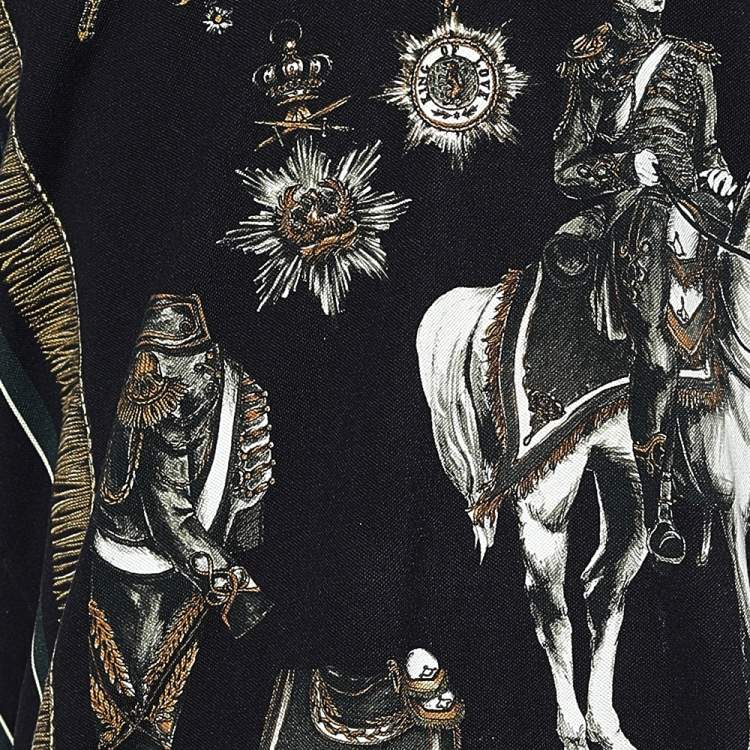 مملوكة مسبقًا Dolce & Gabbana Multicolor Printed Cotton Polo T-Shirt XXXL