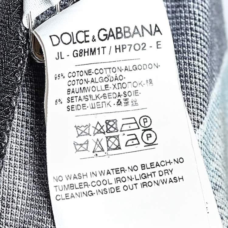 مملوكة مسبقًا Dolce & Gabbana Multicolor Printed Cotton Polo T-Shirt XXXL