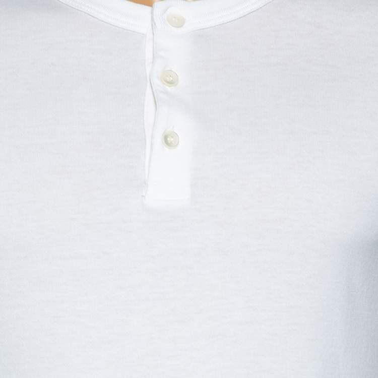 Pre Owned Dolce & Gabbana White Cotton Short Sleeve T-Shirt S