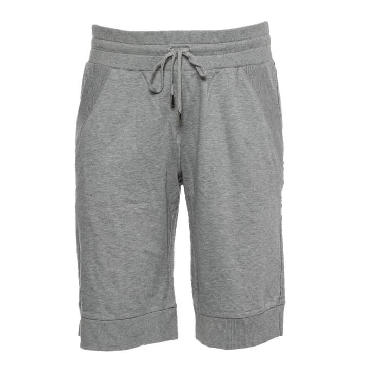 Pre Owned Dolce & Gabbana Grey Cotton Knit Shorts M