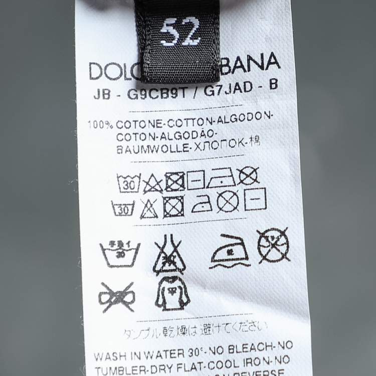 Pre Owned Dolce & Gabbana Black Cotton Knit Zip Front Jacket XL