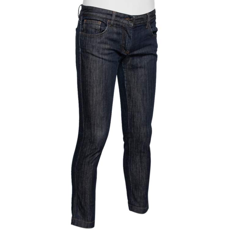 Pre Owned Dolce & Gabbana Blue Denim Jeans XS