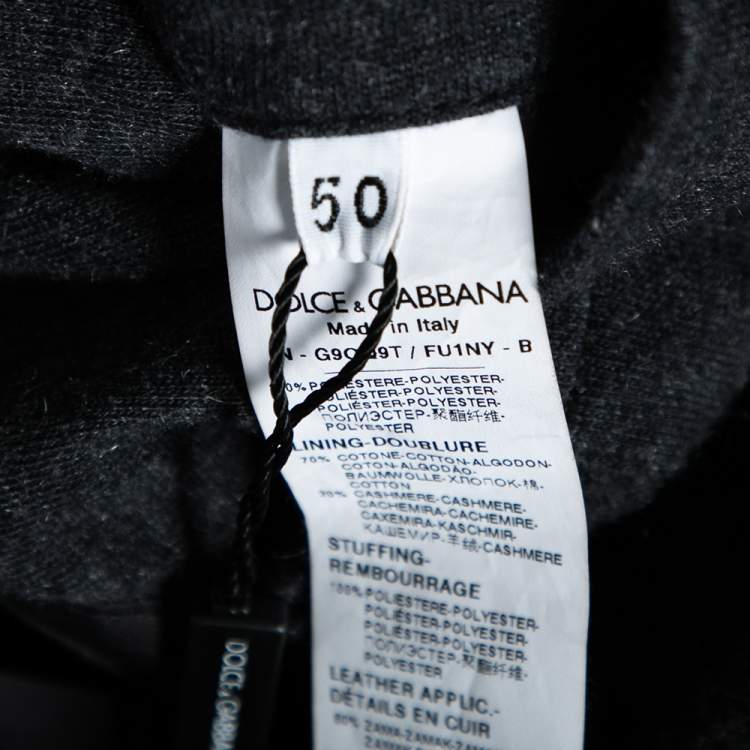 Pre Owned Dolce & Gabbana Black Synthetic Sleeveless Puffer Jacket L