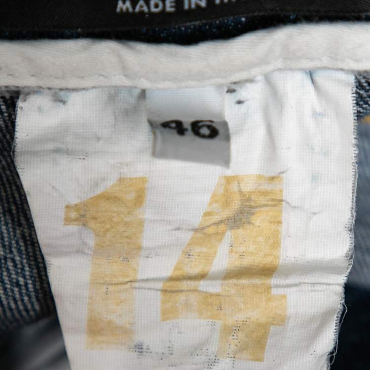 Pre Owned Dolce & Gabbana Blue Denim Fit 14 Jeans S