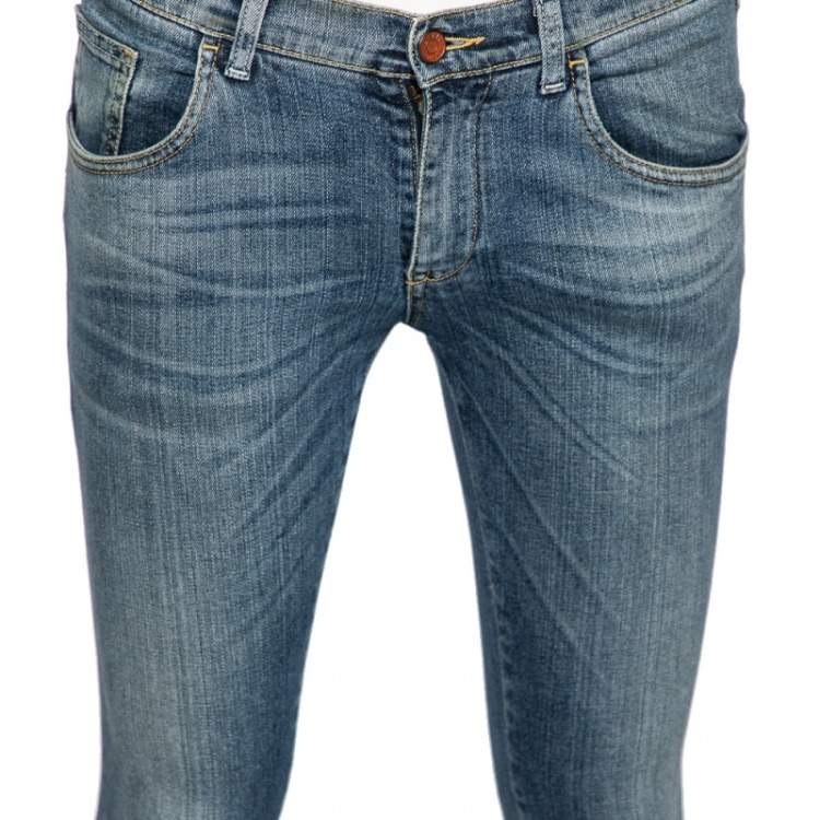 Pre Owned Dolce & Gabbana Blue Denim Fit 14 Jeans S