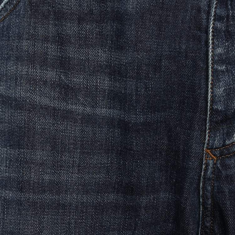 مملوكة مسبقًا Dolce & Gabbana 16 Classic Navy Blue Denim Jeans XXL