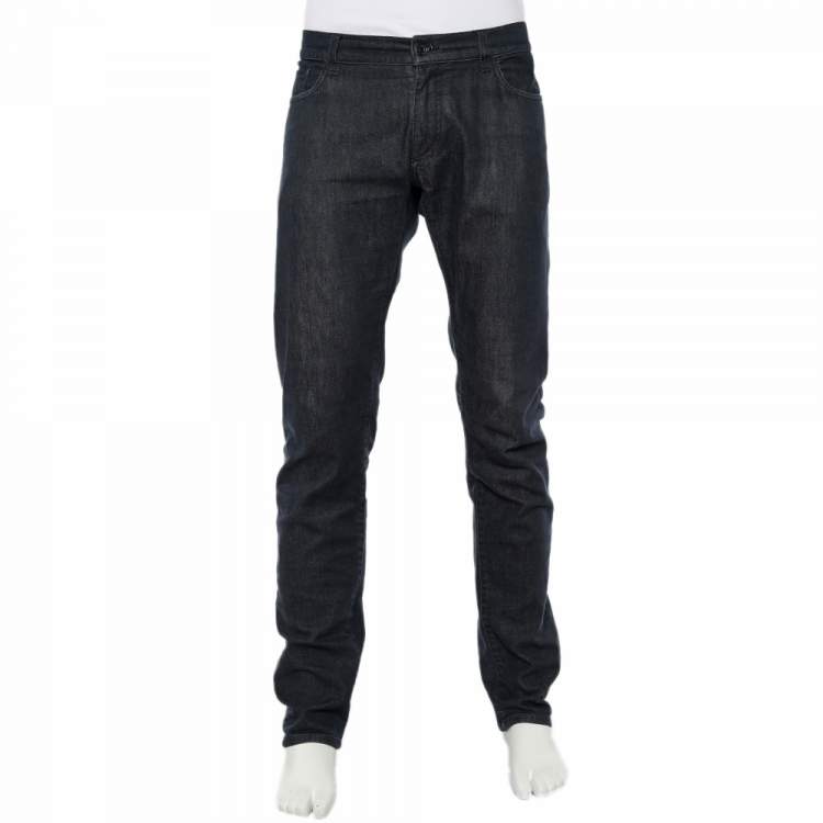 Pre Owned Dolce & Gabbana 14 Stretch Dark Blue Denim Jeans XXL