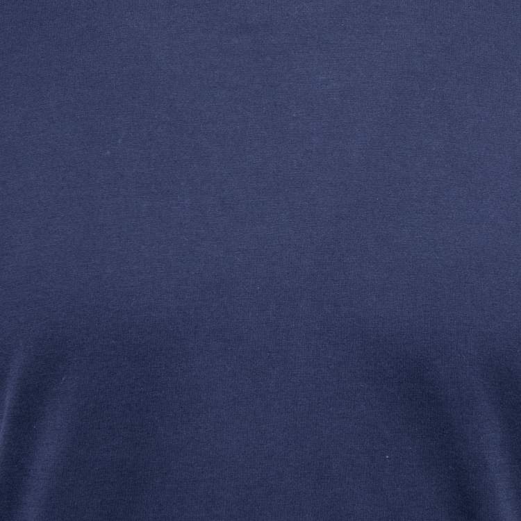 Pre Owned Dolce & Gabbana Navy Blue Cotton Short Sleeve T-Shirt M