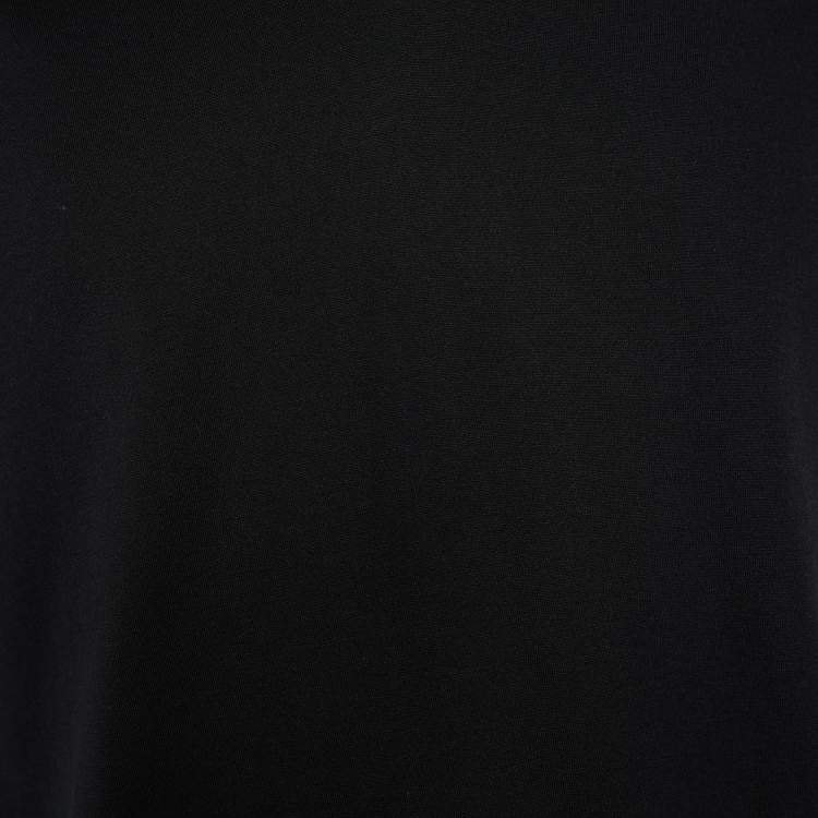 Pre Owned Dolce & Gabbana Black Cotton V-Neck T-Shirt L