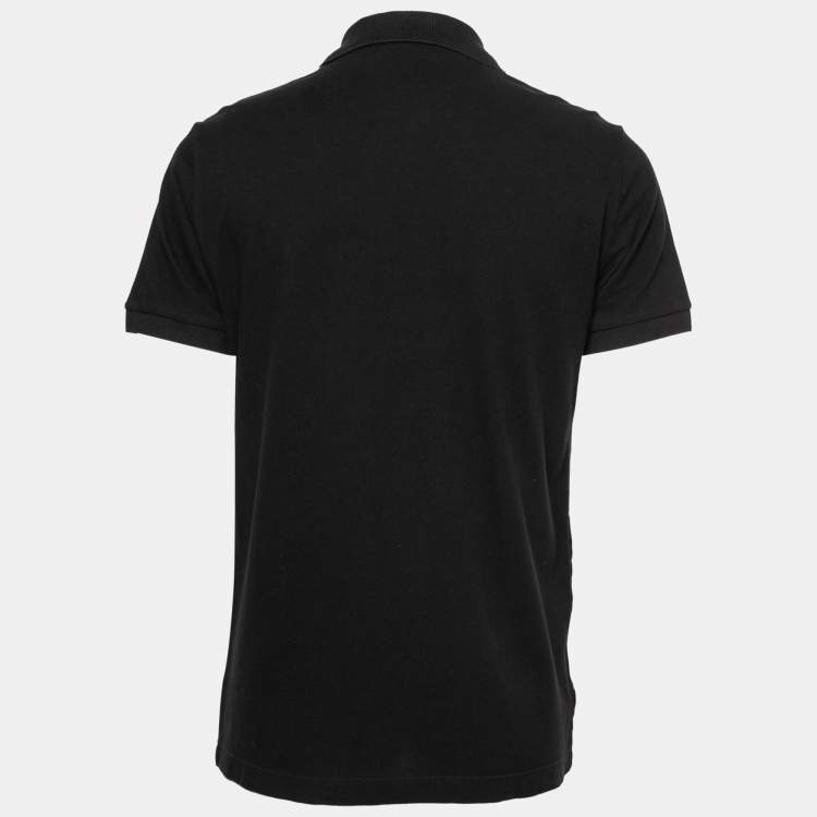 Pre Owned Dolce & Gabbana Black Cotton Polo T-Shirt XL