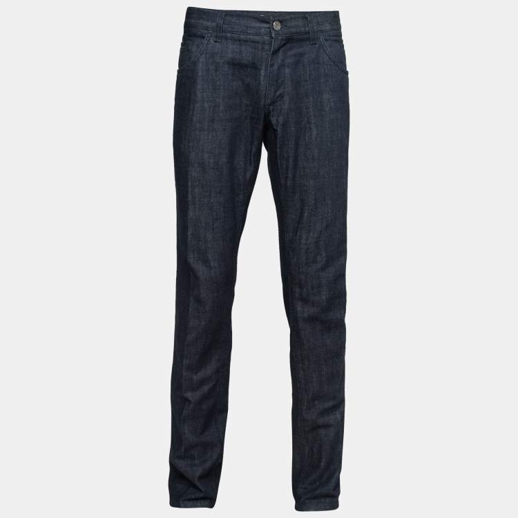 Pre Owned Dolce & Gabbana Blue Denim Fit 12 Jeans XL Waist 36"