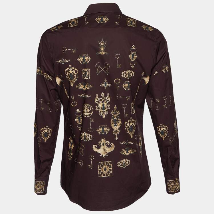 Dolce and gabbana outlet gold fit shirt