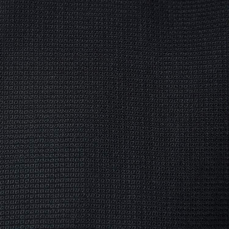 Pre Owned Dolce & Gabbana Black Textured Wool & Silk Vest M