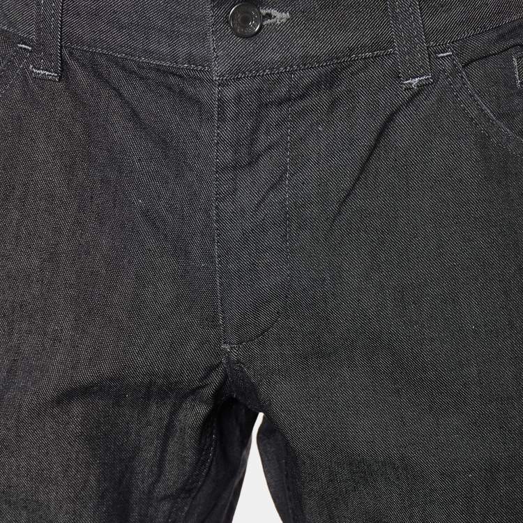 Pre Owned Dolce & Gabbana Black Denim Straight Leg 16 Fit Jeans XL