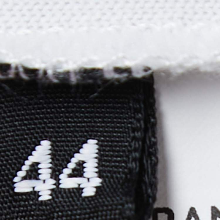 Pre Owned Dolce & Gabbana White Cotton Logo Plaque T-Shirt XS