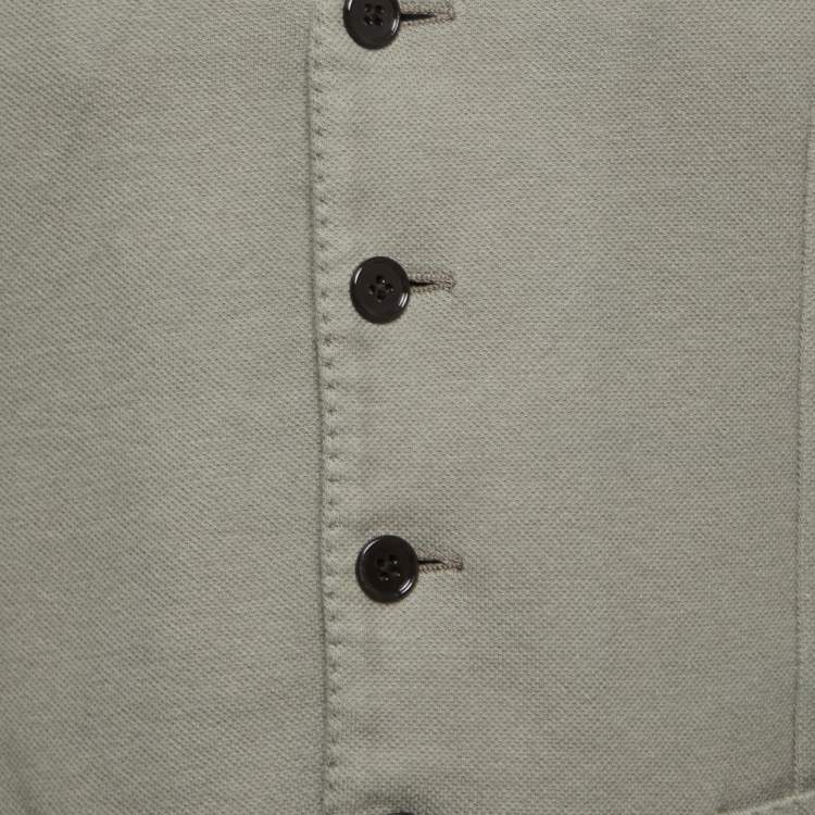 Pre Owned Dolce & Gabbana Grey/Black Cotton Waistcoat M