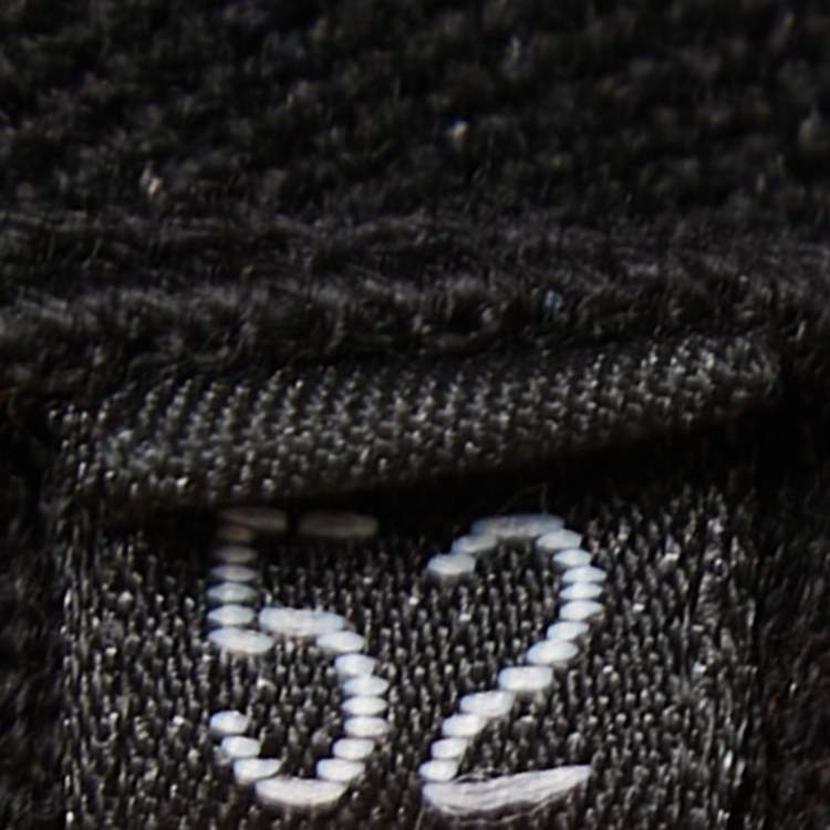 Pre Owned Dolce & Gabbana Black Patterned Wool Knit Sweater XL