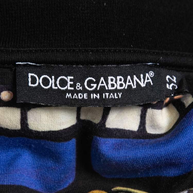Pre Owned Dolce & Gabbana Multicolor Printed Cotton T-Shirt XL