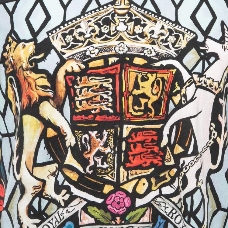 Pre Owned Dolce & Gabbana Multicolor Printed Cotton T-Shirt XL