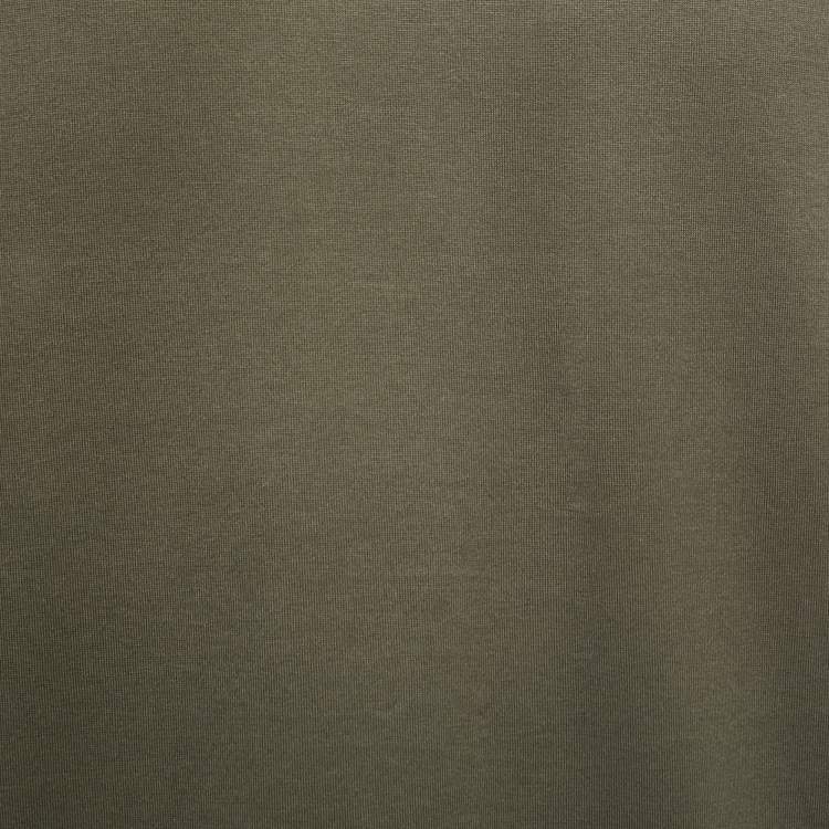 Pre Owned Dolce & Gabbana Military Green Cotton Logo Patch Crew Neck Half Sleeve T-Shirt XXL