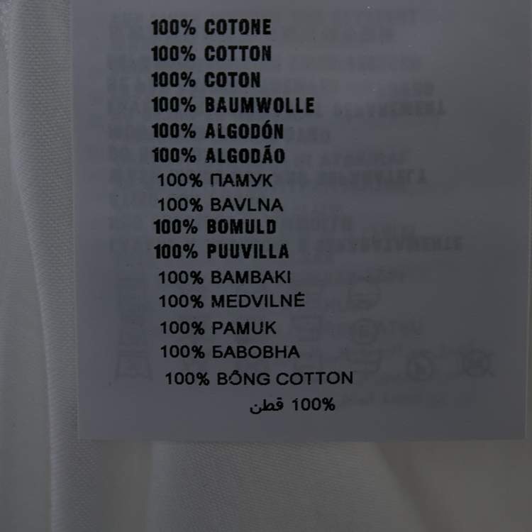 Pre Owned Prada White Cotton Logo Pocket Detail Crew Neck Half Sleeve T-Shirt 3XL