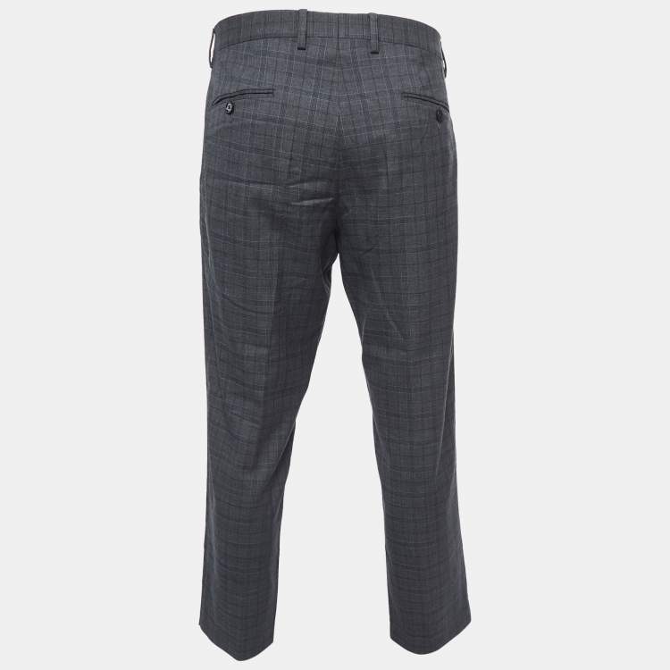 Wool Tailored Trousers in Black - Men