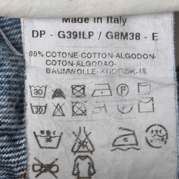 Pre Owned Dolce & Gabbana Blue Denim 14 Jeans S Waist 32"