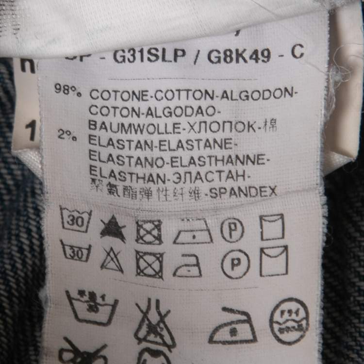 Pre Owned Dolce & Gabbana Blue Denim 14 Jeans Waist 33"