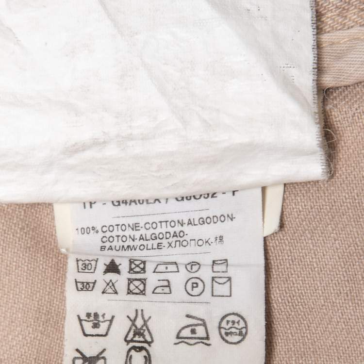 Pre Owned Dolce & Gabbana Light Brown Denim 14 Jeans M Waist 33"