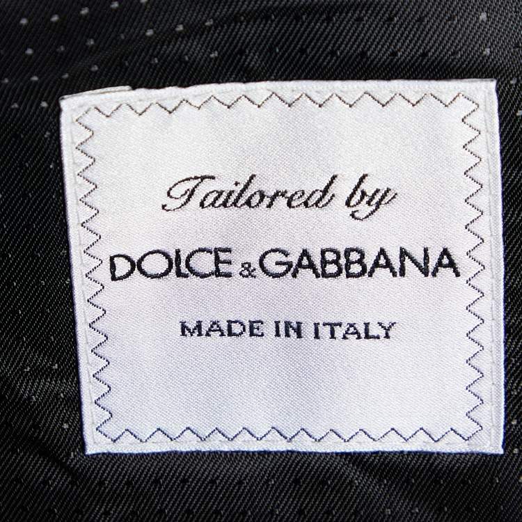 مملوكة مسبقًا Dolce & Gabbana Black Wool Double Breasted Blazer M