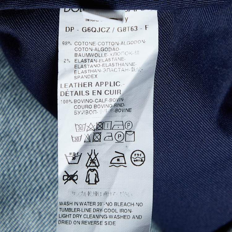 Pre Owned Dolce & Gabbana Black Denim 16 Stretch Slim Fit Jeans XL/Waist 36"