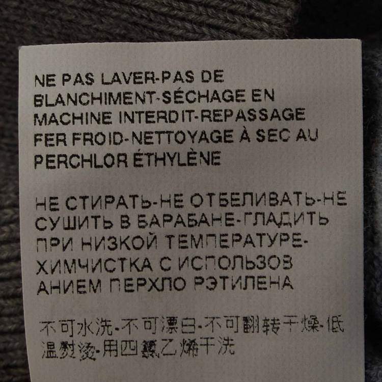 Pre Owned Dolce & Gabbana Blue Cotton Knit Sweatshirt M