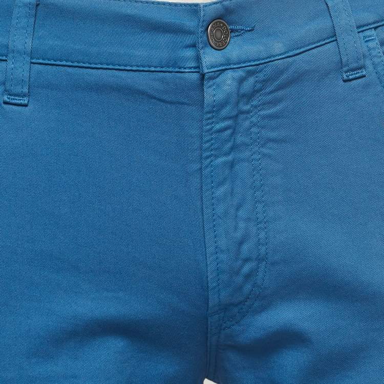 Pre Owned Dolce & Gabbana Blue Cotton Pants L