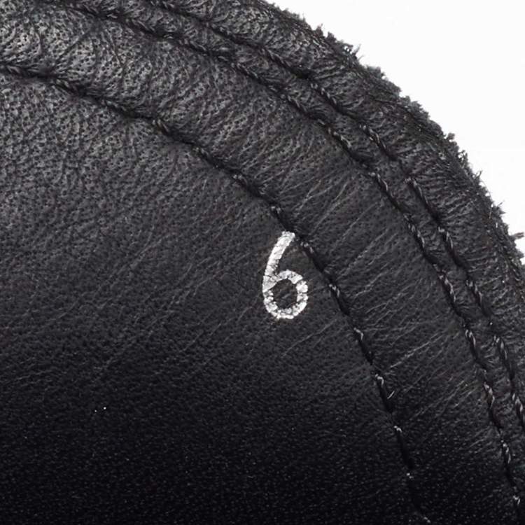 Pre Owned Dolce & Gabbana Black Leather Slip On Loafers Size 40