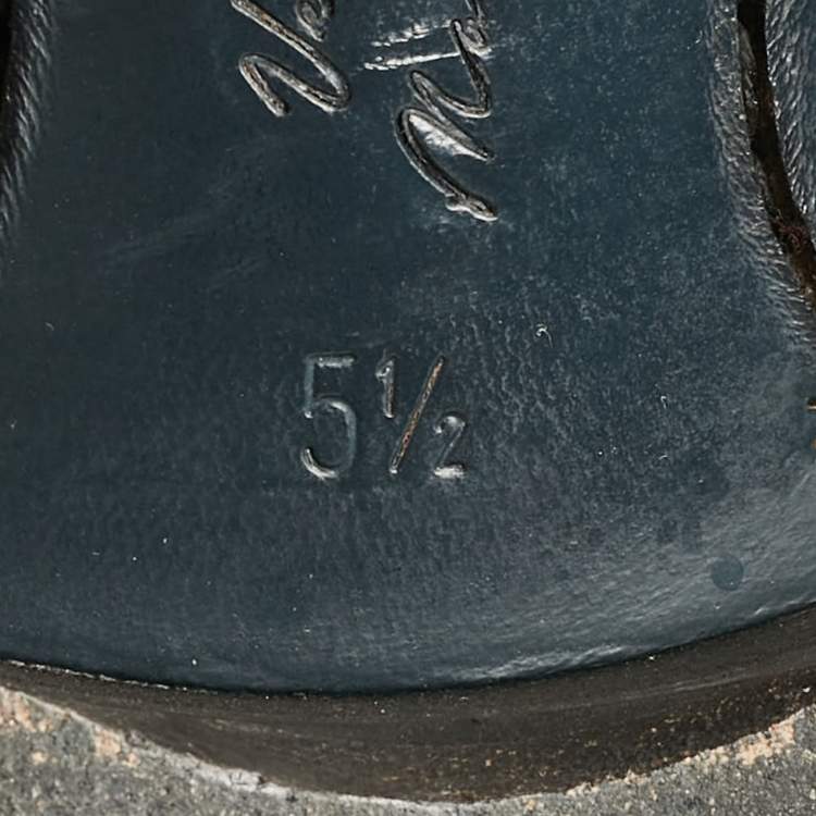 مملوكة مسبقًا Dolce & Gabbana Black/Metallic Brocade Fabric Loafers 39.5