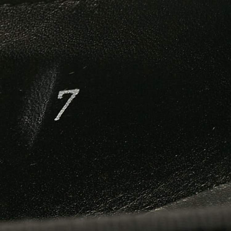 Pre Owned Dolce & Gabbana Black Velvet Smoking Slippers Size 41
