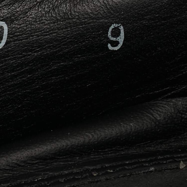 Pre Owned Dolce & Gabbana Size 43 Navy Blue Suede Crystal Baroque Crown Loafers