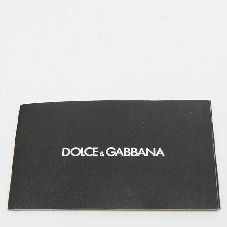 Pre Owned Dolce & Gabbana Sorrento Size 42 Black/White Knit Fabric Slip On Sneakers