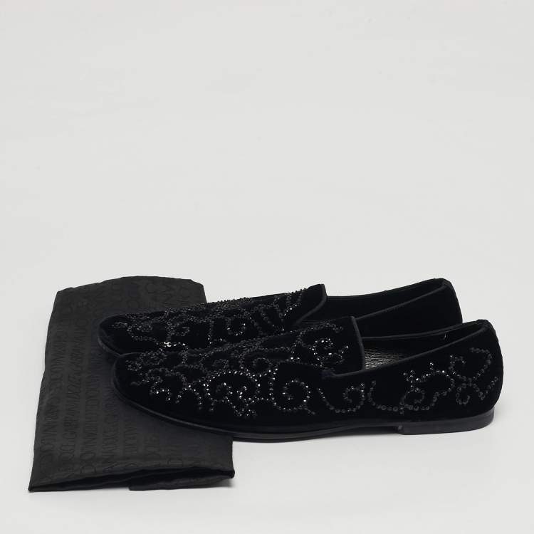 مملوكة مسبقًا حذاء سليبرز دولتشي أند غابانا كروشية بيج مقاس 44