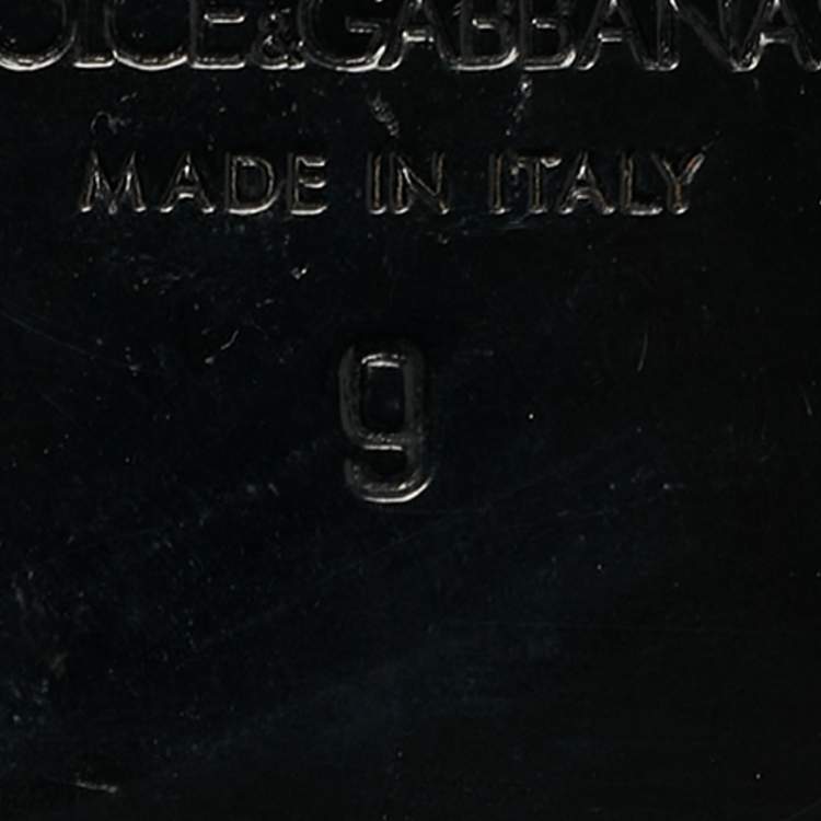 مملوكة مسبقًا حذاء سليبرز دولتشي أند غابانا كروشية بيج مقاس 44