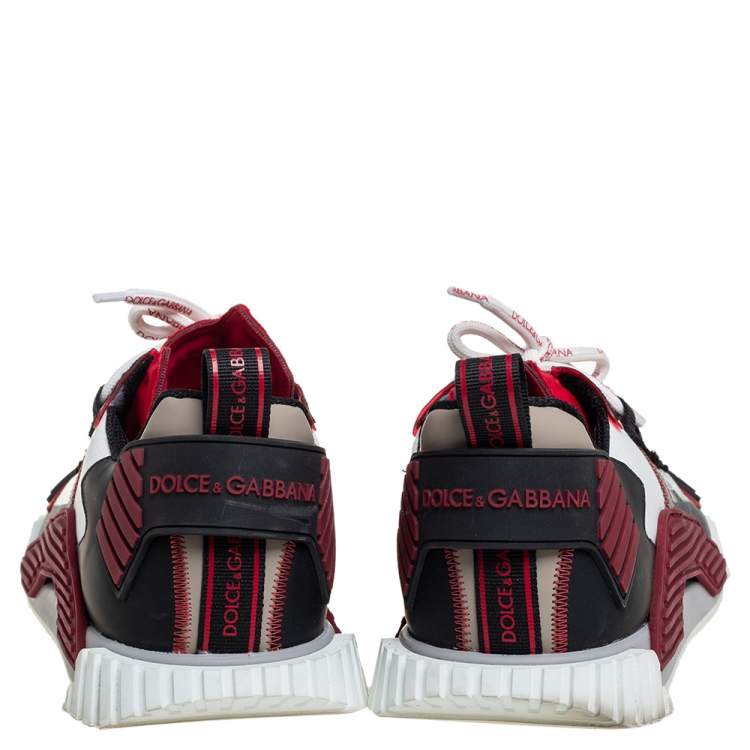 Pre Owned Dolce & Gabbana Multicolor Mesh And Leather NS1 Sneakers Size 44